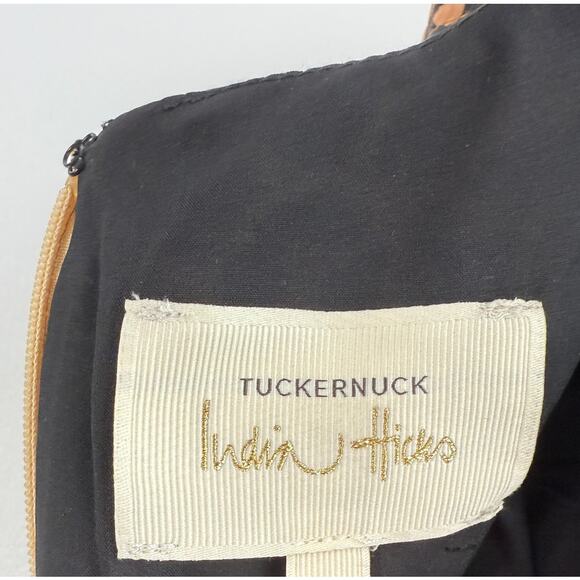 Tuckernuck x India Hicks Leopard Domino Long Sleeve Mini Dress Size M - Picture 10 of 16